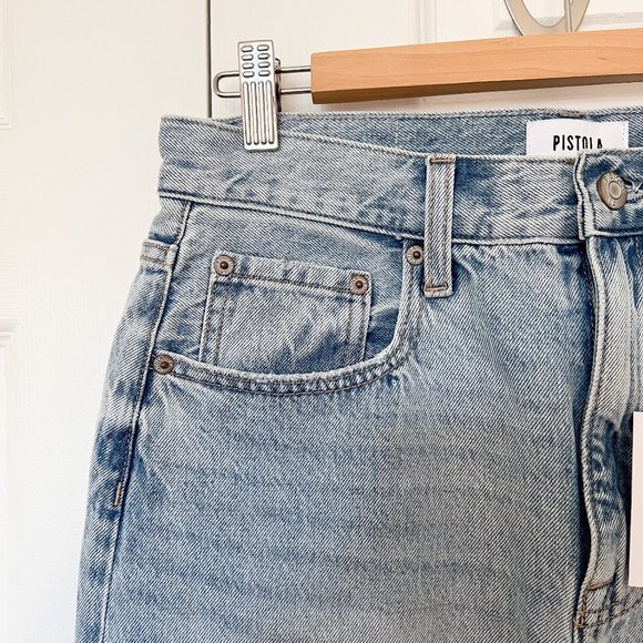 ✨ NWT ✨ Pistola - Alice Denim Midi Skirt - Brooklyn Wash - size 28 - Picture 8 of 14